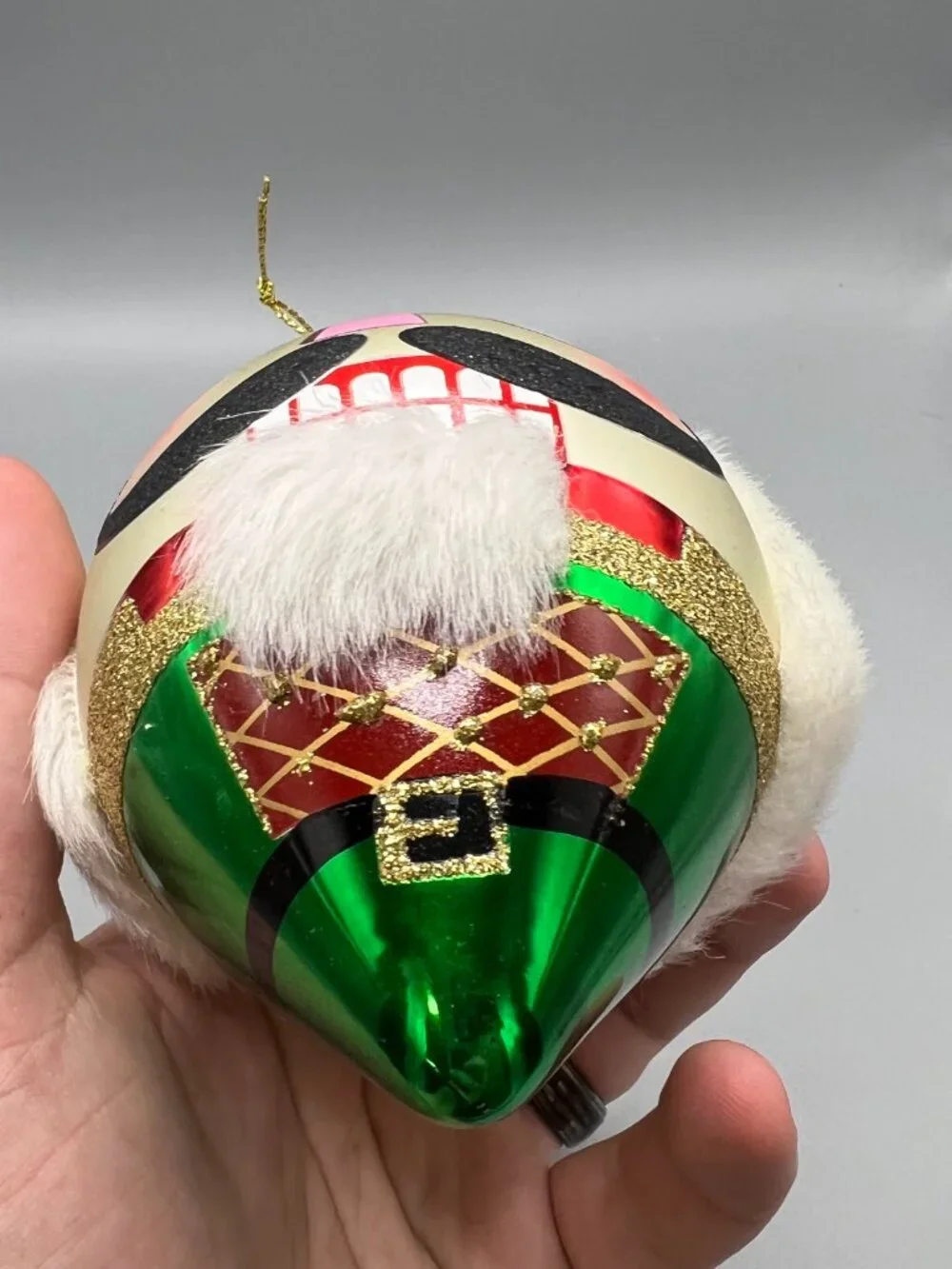 Kurt Adler Pier 1 Nutcracker Blown Glass 5.25